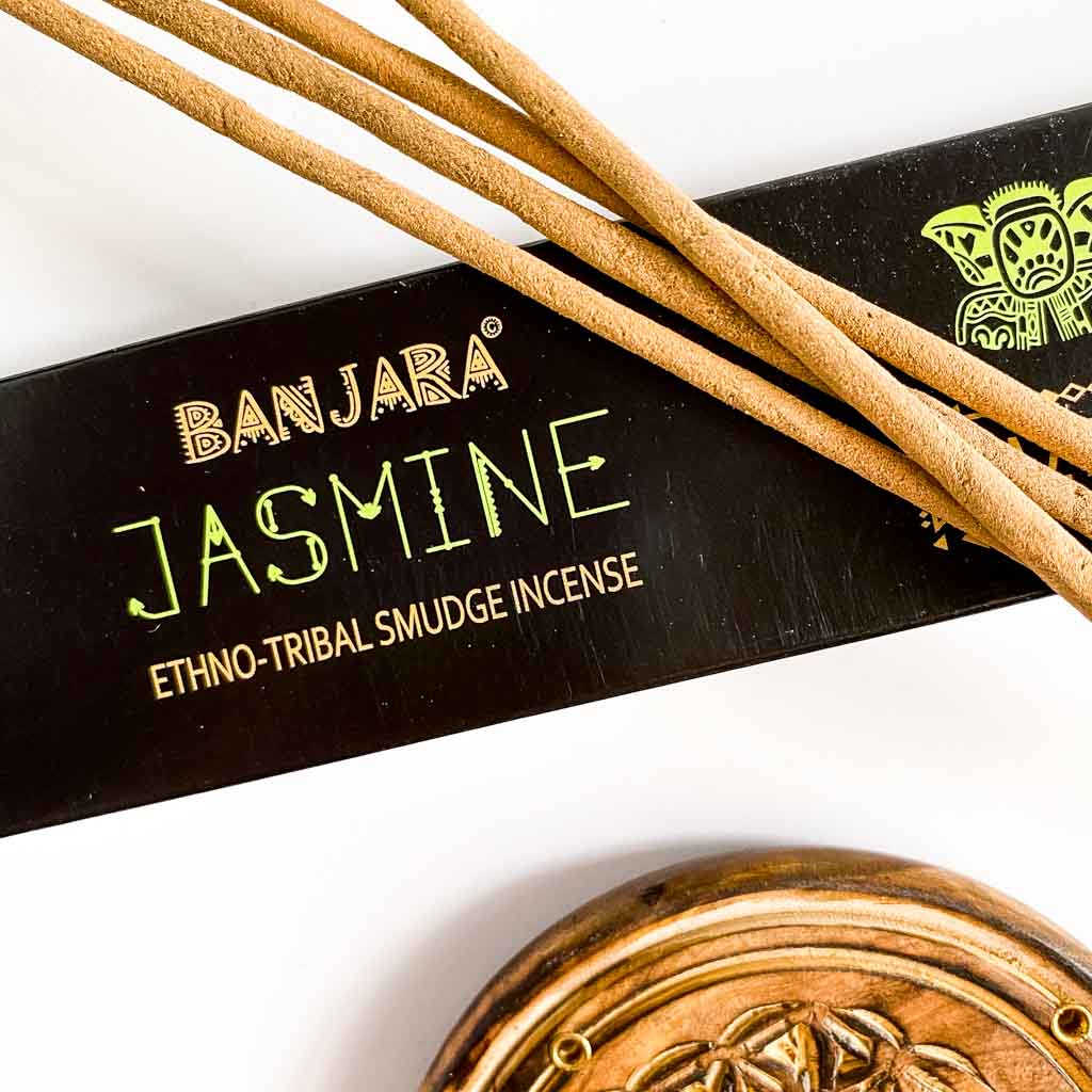 Incienso Jasmine de Banjara Aztec. Varitas de incienso de Jazmín.